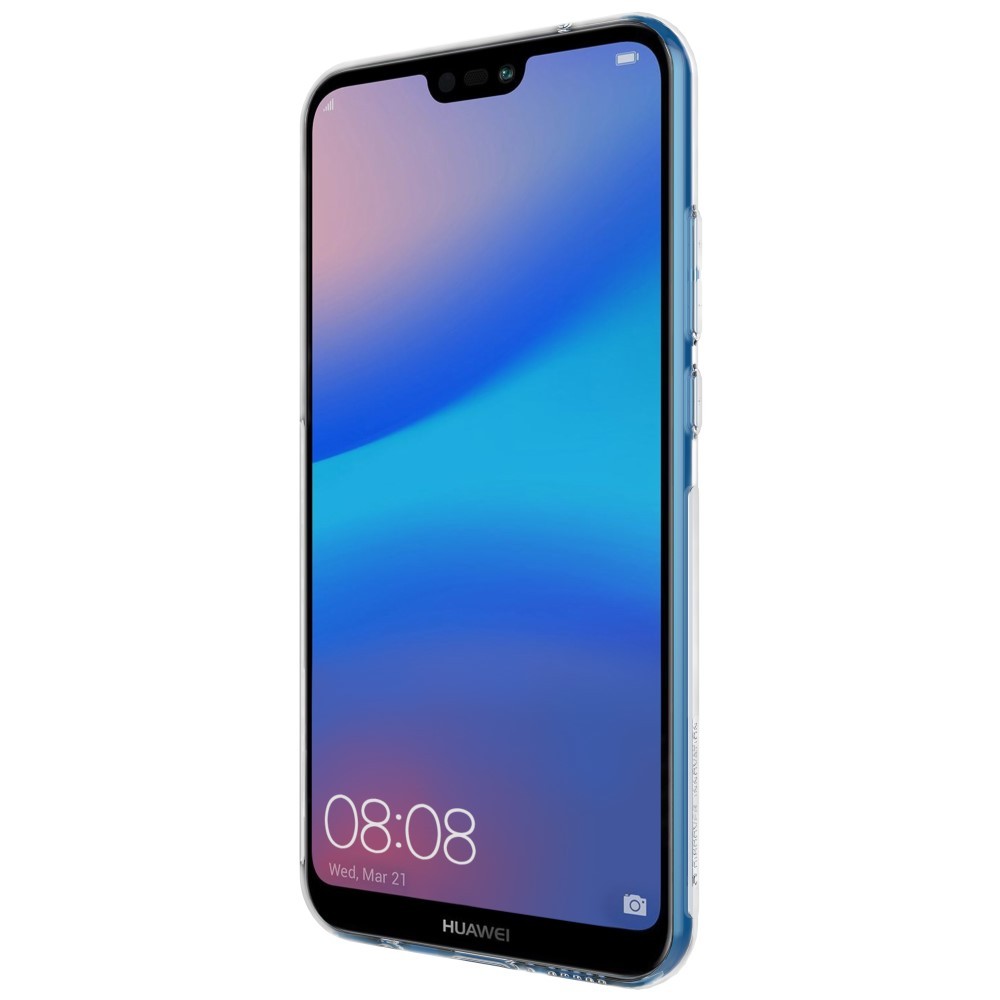 Prémiový tenký obal „Nature“ Huawei P20 Lite - průhledný