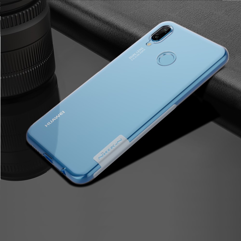 Prémiový tenký obal „Nature“ Huawei P20 Lite - průhledný