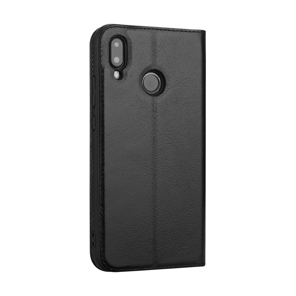Módní kryt z umělé kůže „Duality“ pro Huawei P20 lite - černý