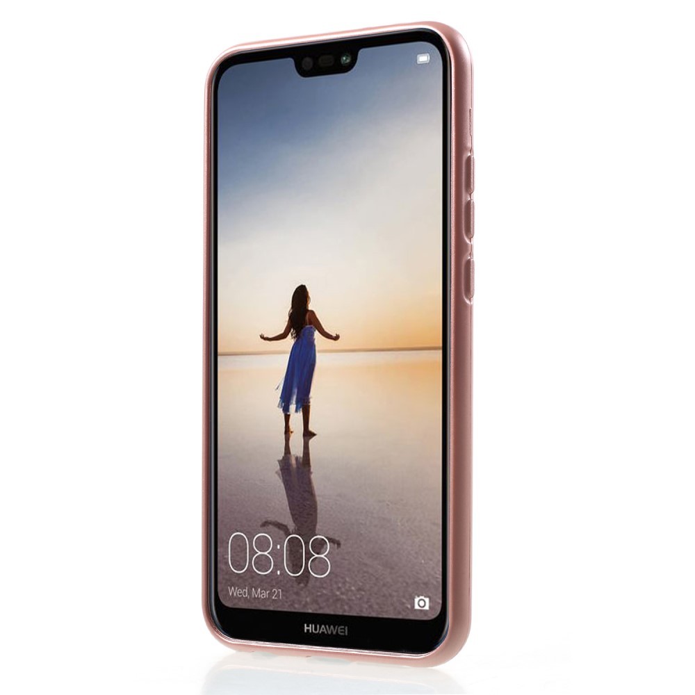 TPU gelový obal Goospery iJelly Case Huawei P20 Lite - růžový