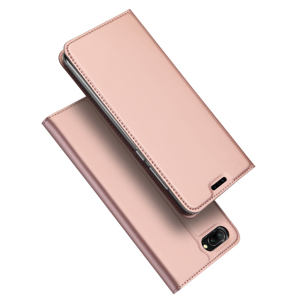 Módní pouzdro "Skin" pro Huawei Honor 10 z umělé kůže - růžové