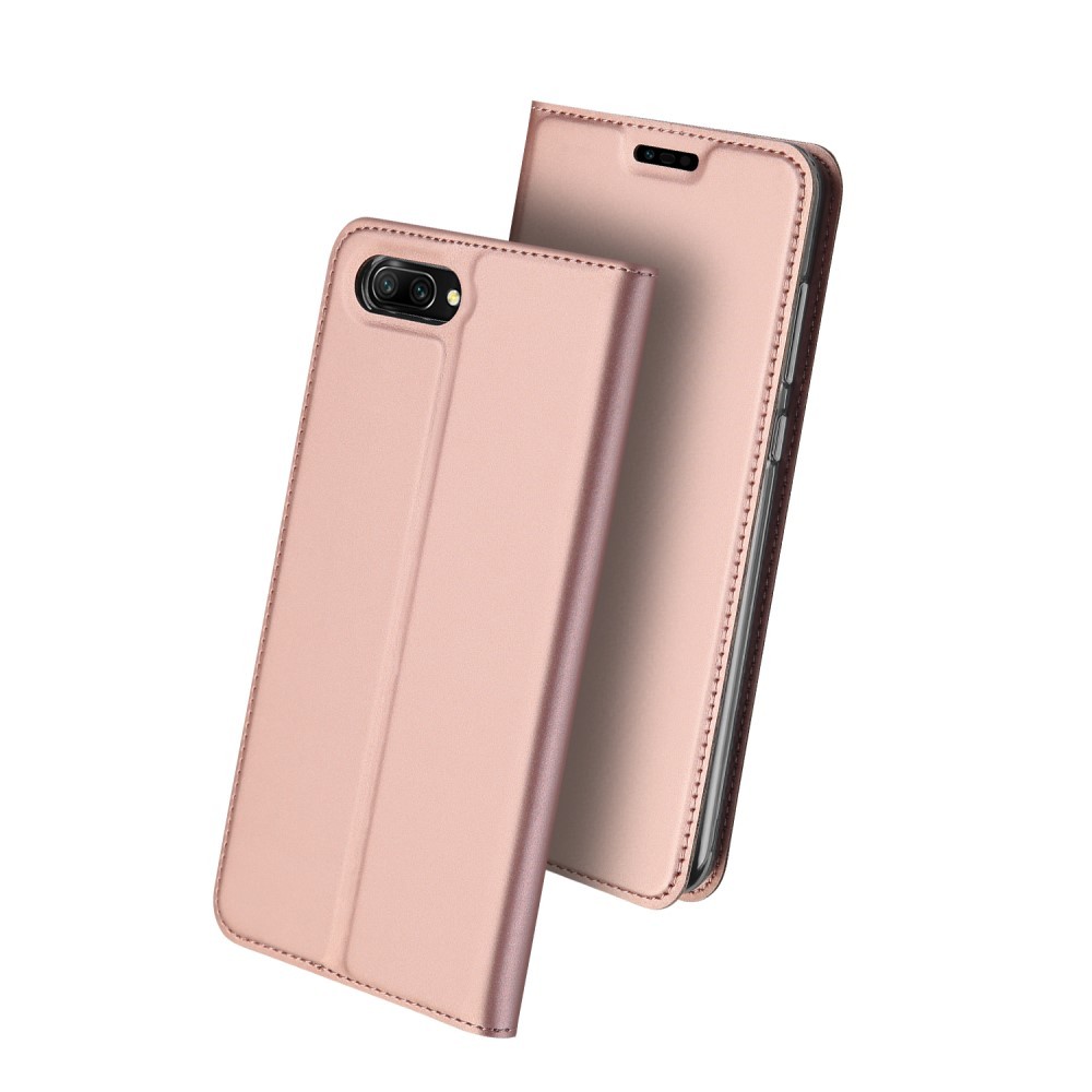 Módní pouzdro "Skin" pro Huawei Honor 10 z umělé kůže - růžové