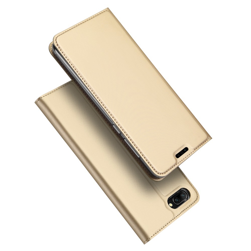 Módní pouzdro "Skin" pro Huawei Honor 10 z umělé kůže - zlatý