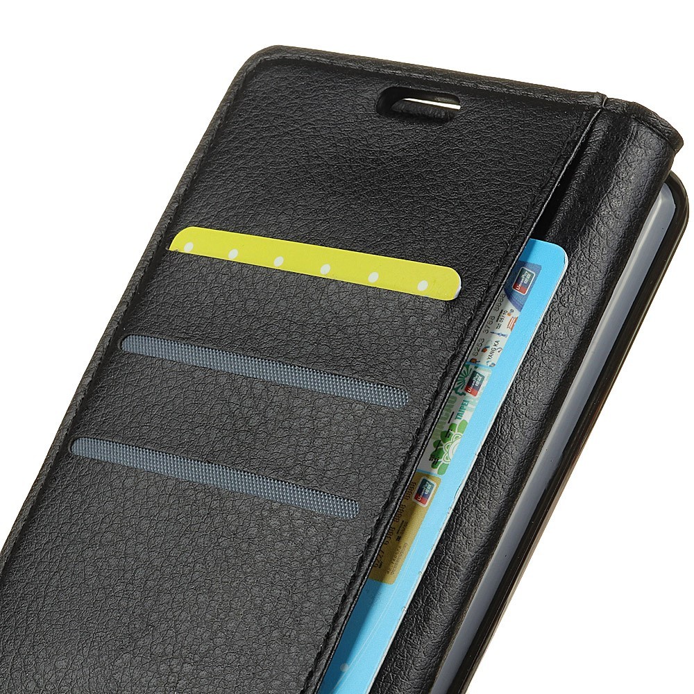 Elegantní pouzdro "Litchi" pro Samsung Galaxy Note 9 - černé