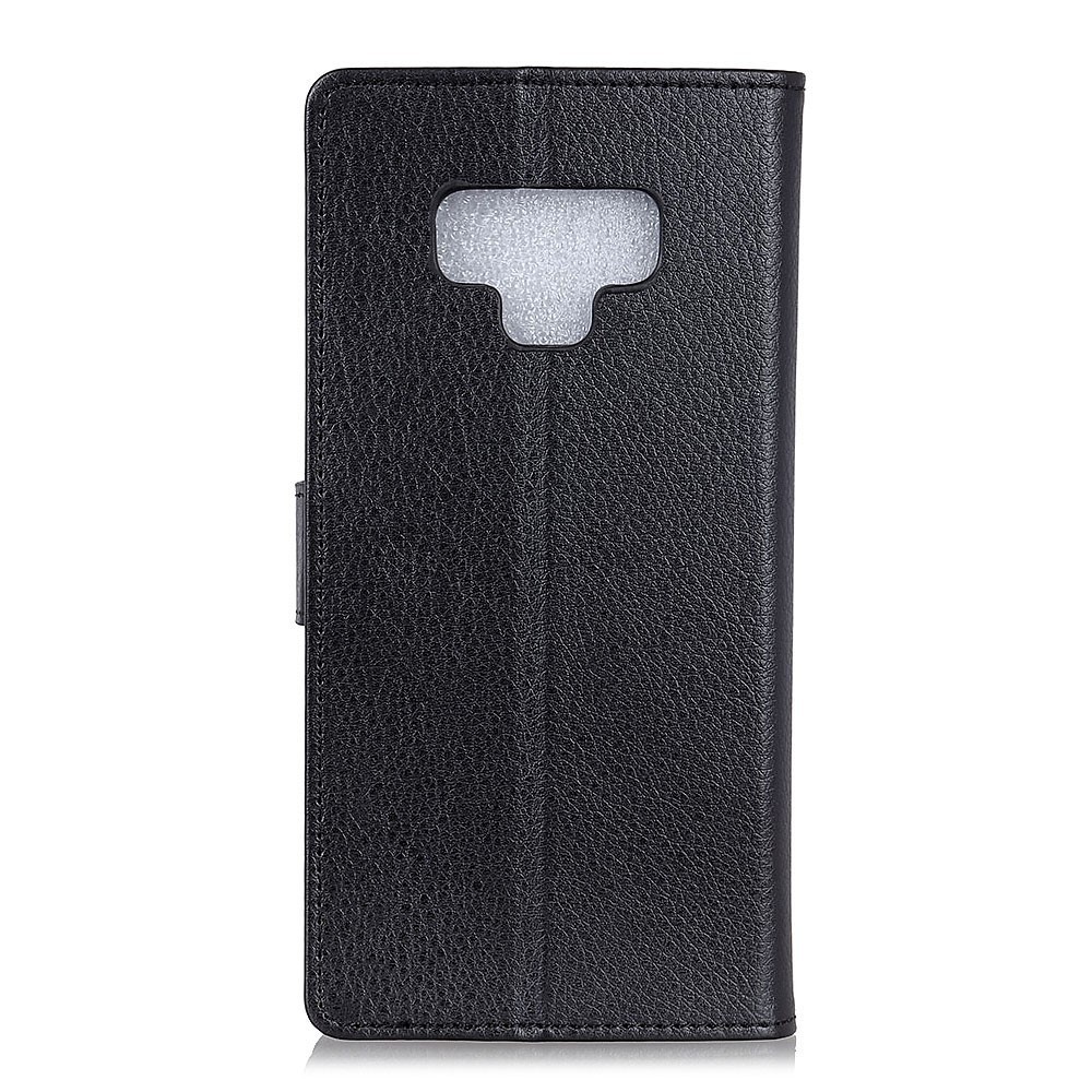 Elegantní pouzdro "Litchi" pro Samsung Galaxy Note 9 - černé