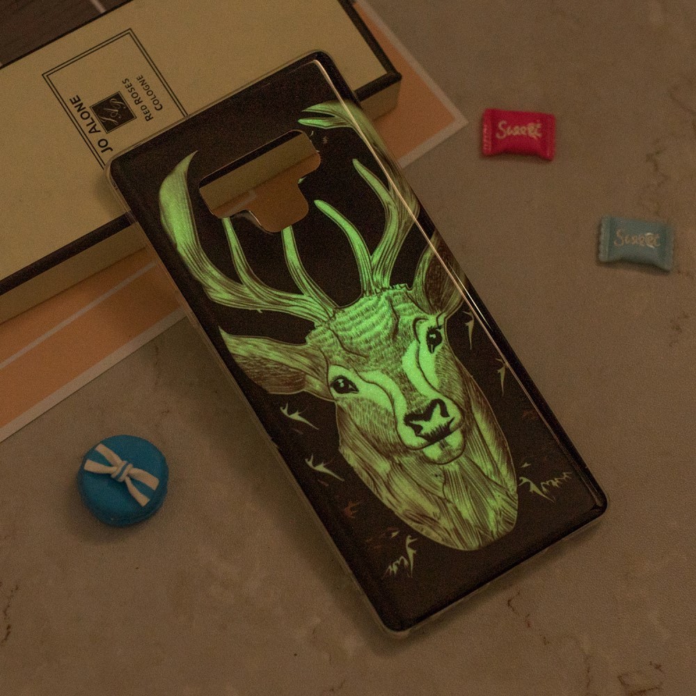 Kryt svítící ve tmě „Elk“ pro Samsung Galaxy Note 9