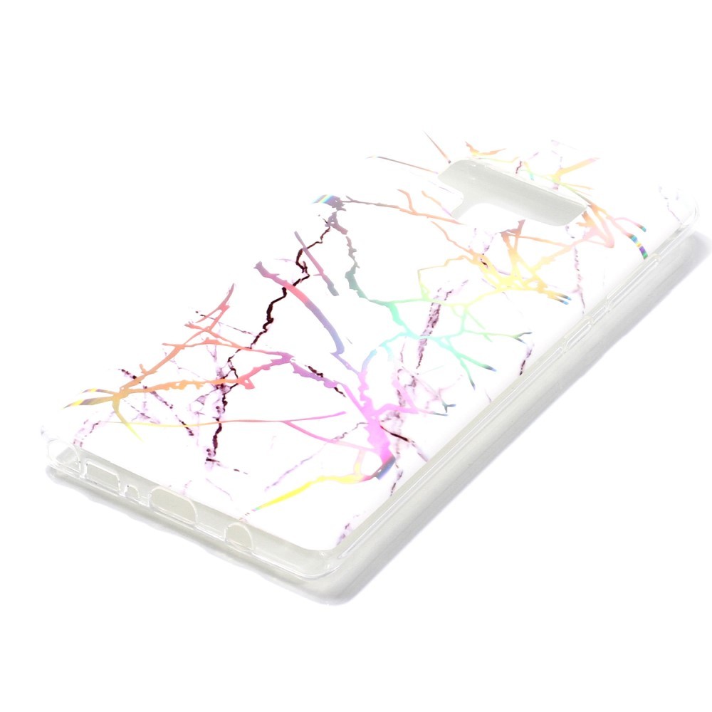 Módní kryt "Marble“ pro Samsung Galaxy Note 9 - bílý