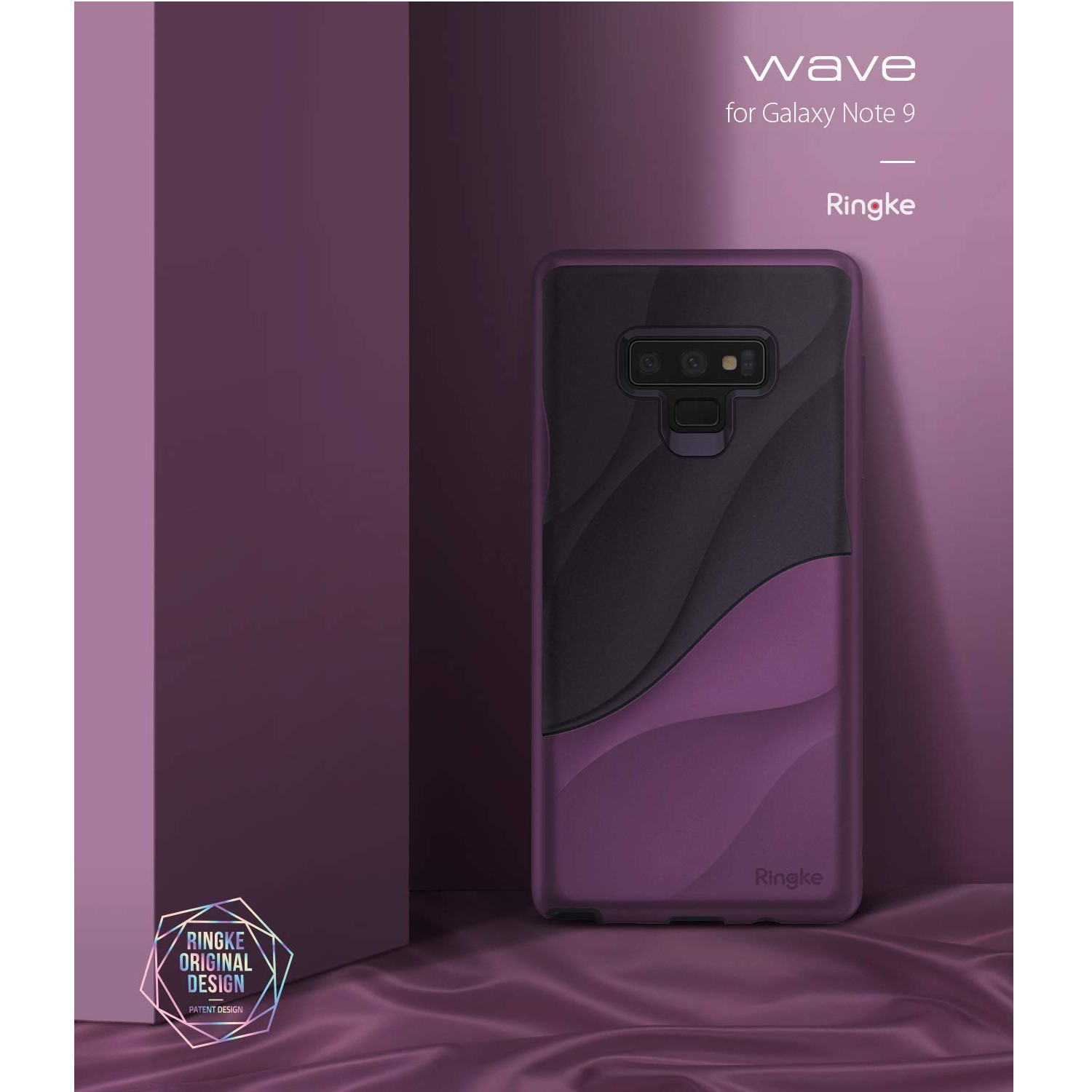 Kryt Ringke "Wave" pro Samsung Galaxy Note 9 - metallic purple
