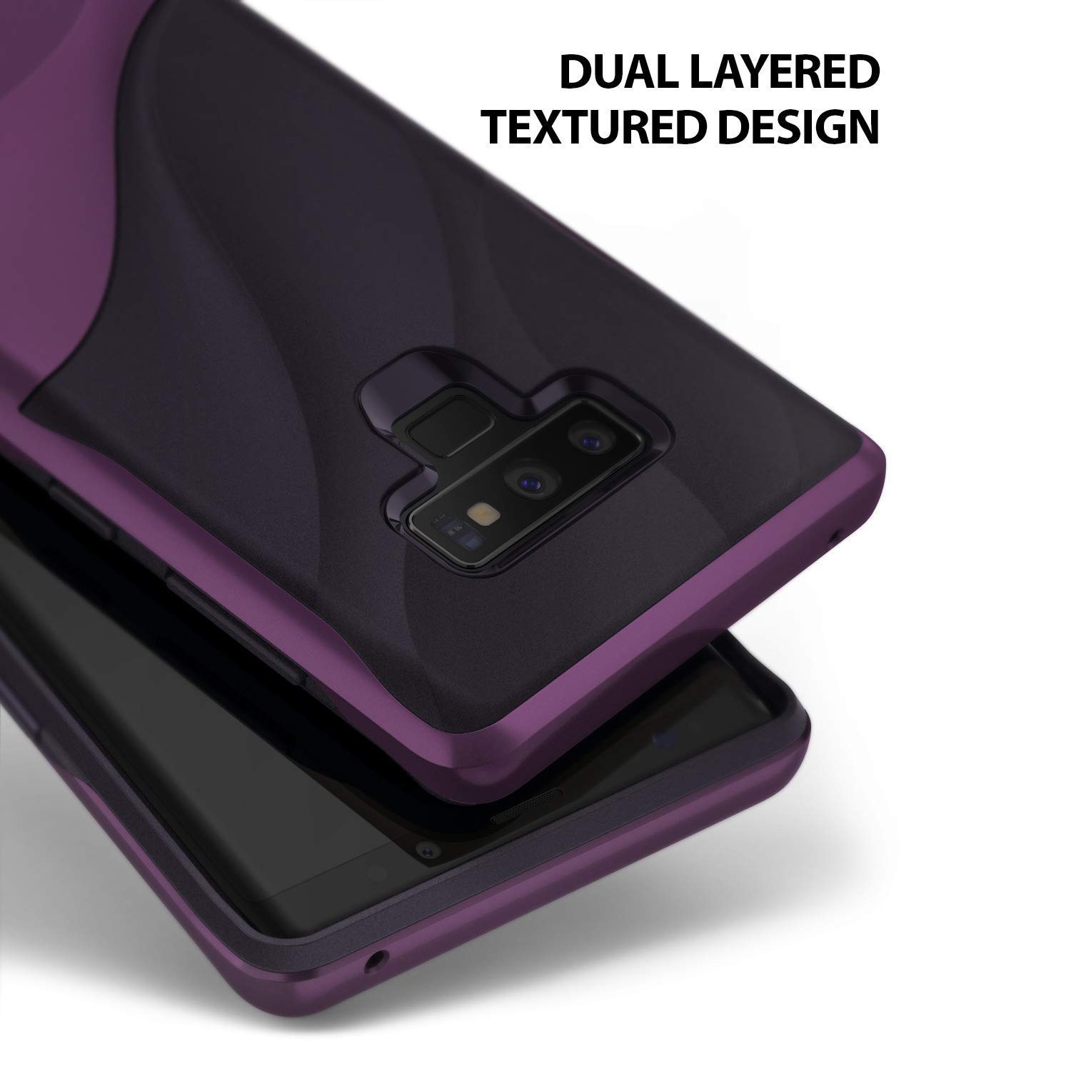 Kryt Ringke "Wave" pro Samsung Galaxy Note 9 - metallic purple