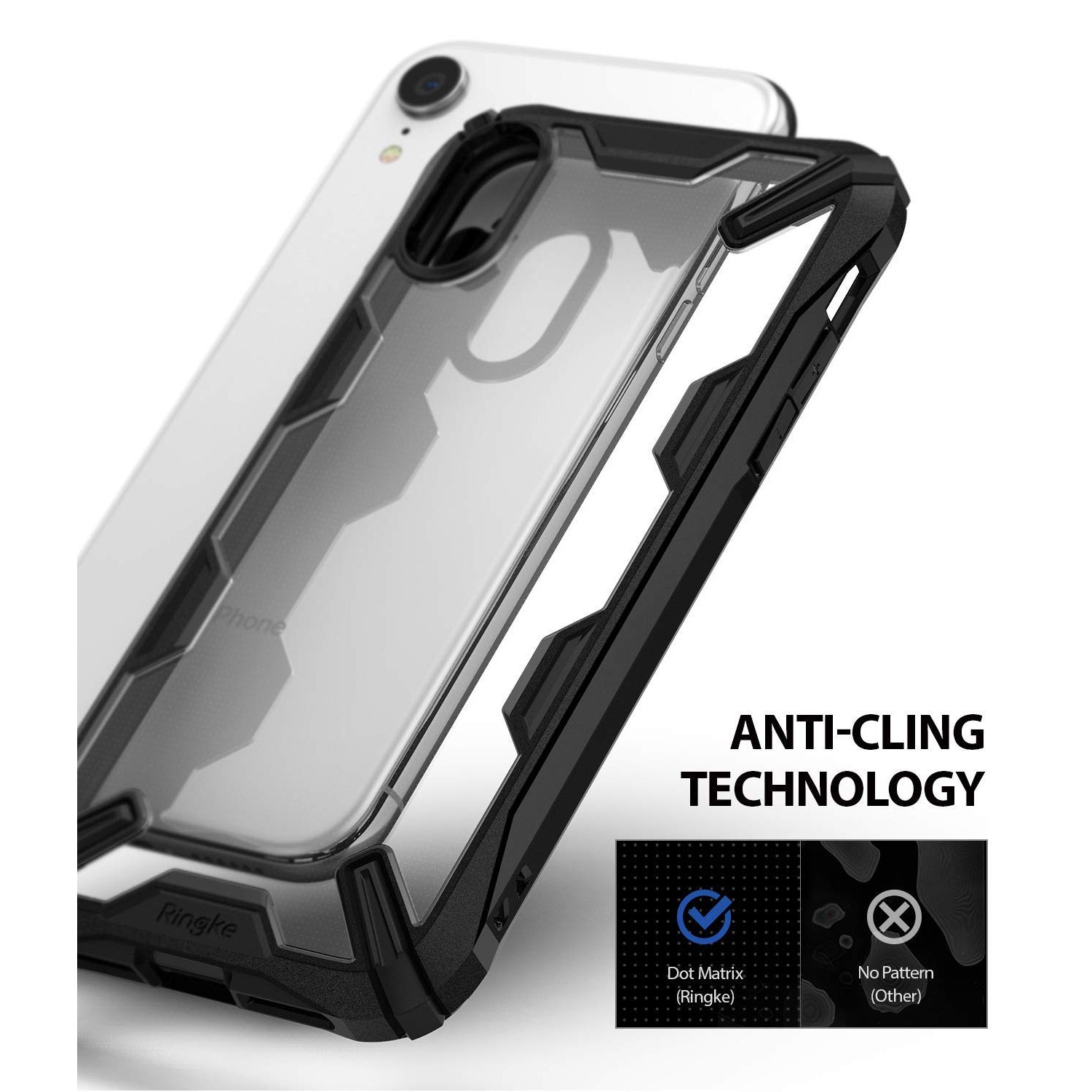 Kryt Ringke „Fusion X“ pro váš iPhone XR – black