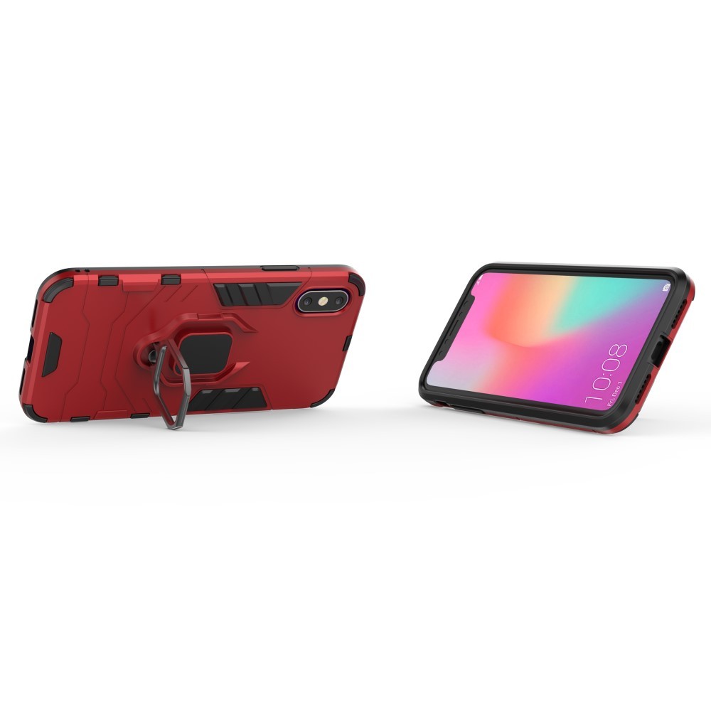 Robustní kryt "Impact X Ring“ pro iPhone X / XS - červené