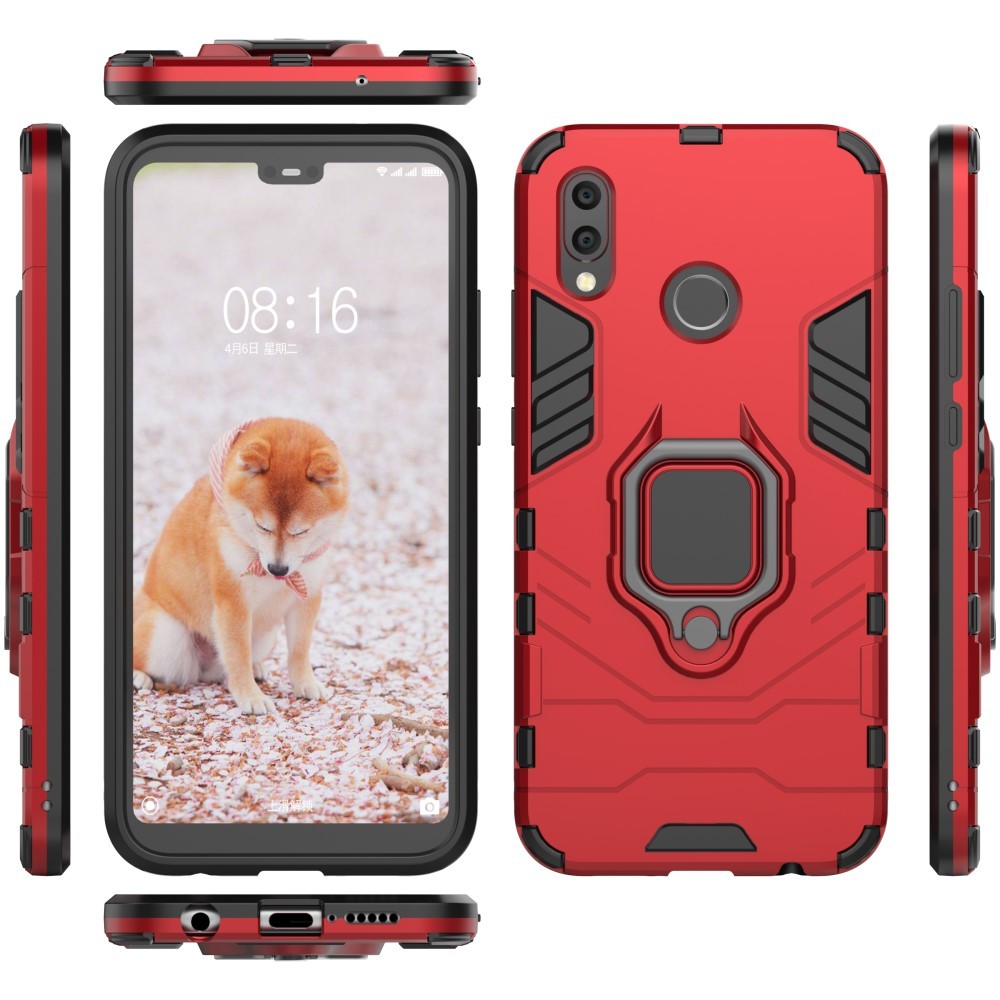 Robustní obal „Impact X Ring“ pro Huawei P20 Lite - červený