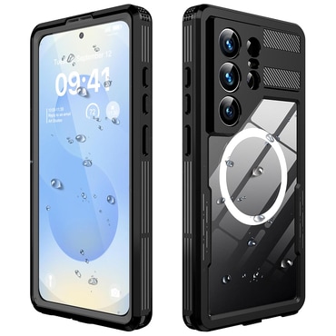 Vodotěsné pouzdro ShellBox "WaterProof" pro Samsung Galaxy S26 Ultra s krytím IP68 pro pády z výšky až 1,5 m - černé