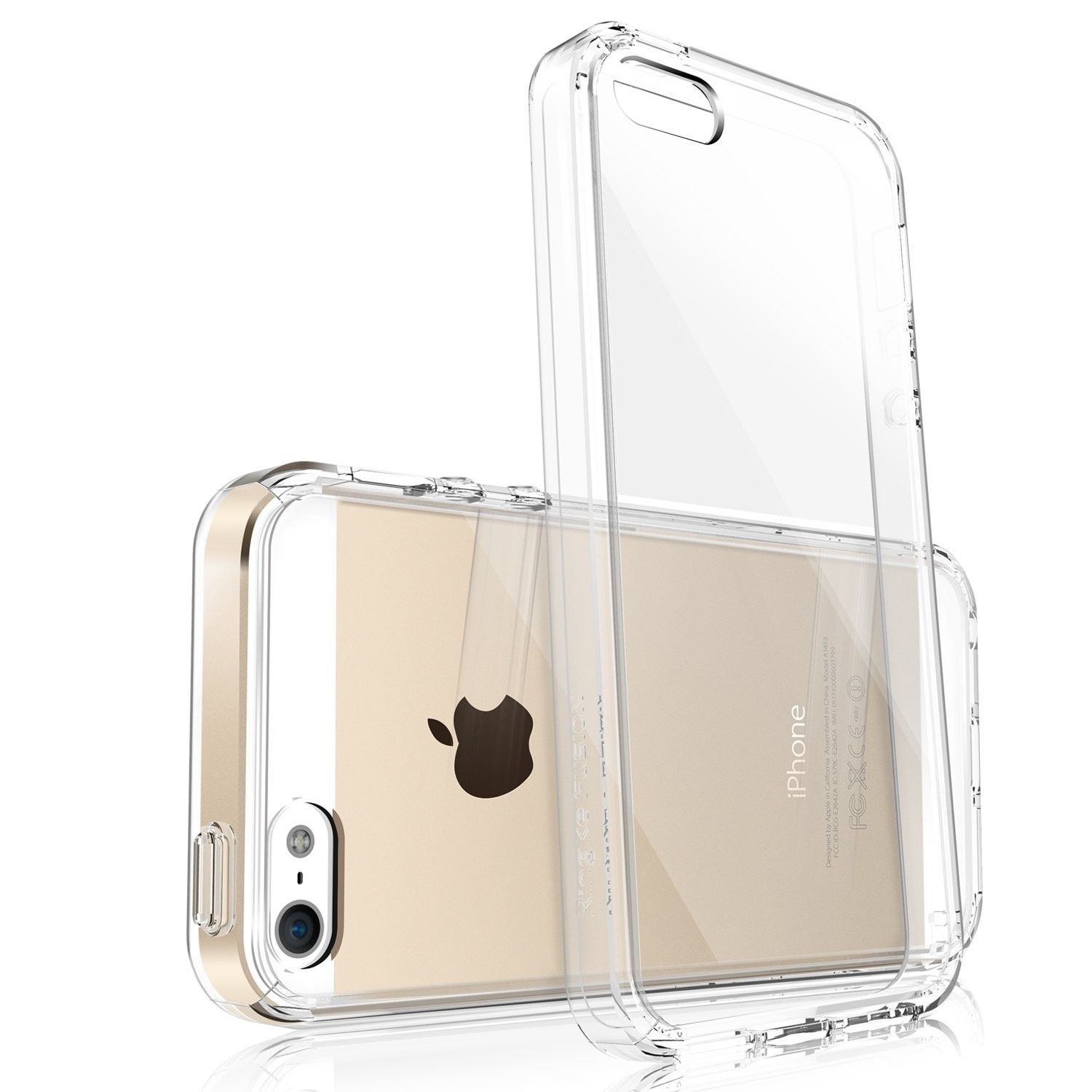 Kryt Ringke "Fusion" pro iPhone SE / 5 / 5S - crystal view
