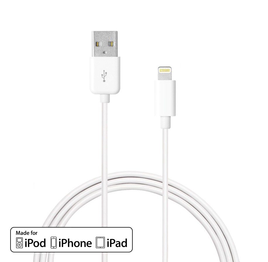 Premium Era: MFI lightning kabel pro iPhone 7 / 7 Plus / 6S / 6S Plus / 6 / 6 Plus / SE / 5 / 5S / iPad Pro / iPad Air / iPad Mini