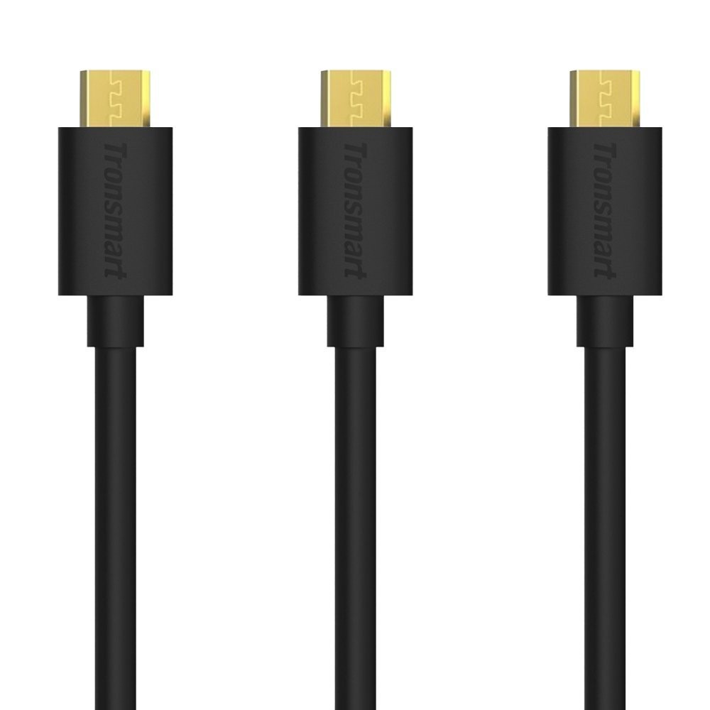3-Pack Qualcomm Quick Charge 2.0 microUSB kabel 2 A Tronsmart - 1,8 m