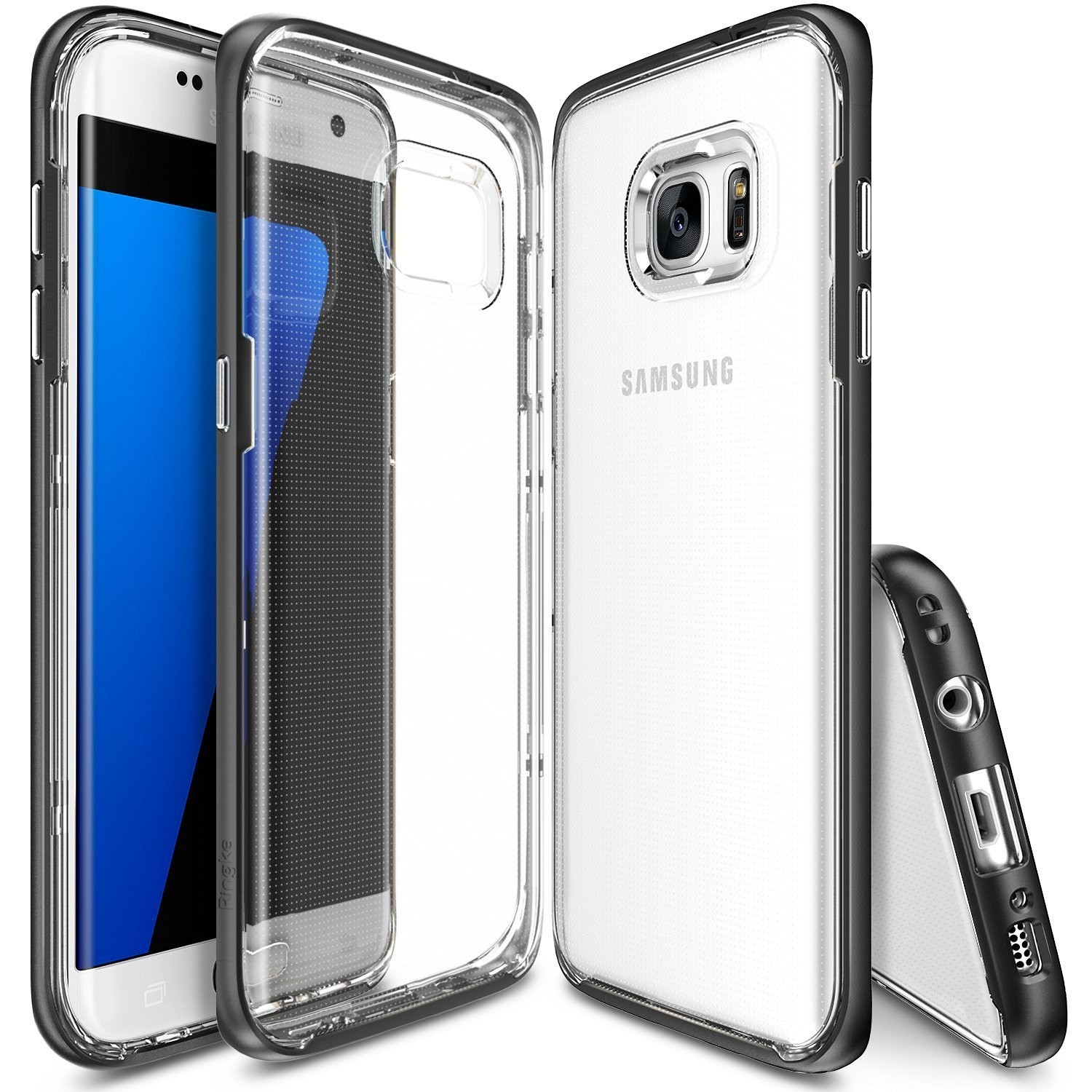 Kryt Ringke "Frame" pro Samsung Galaxy S7 Edge - sf black