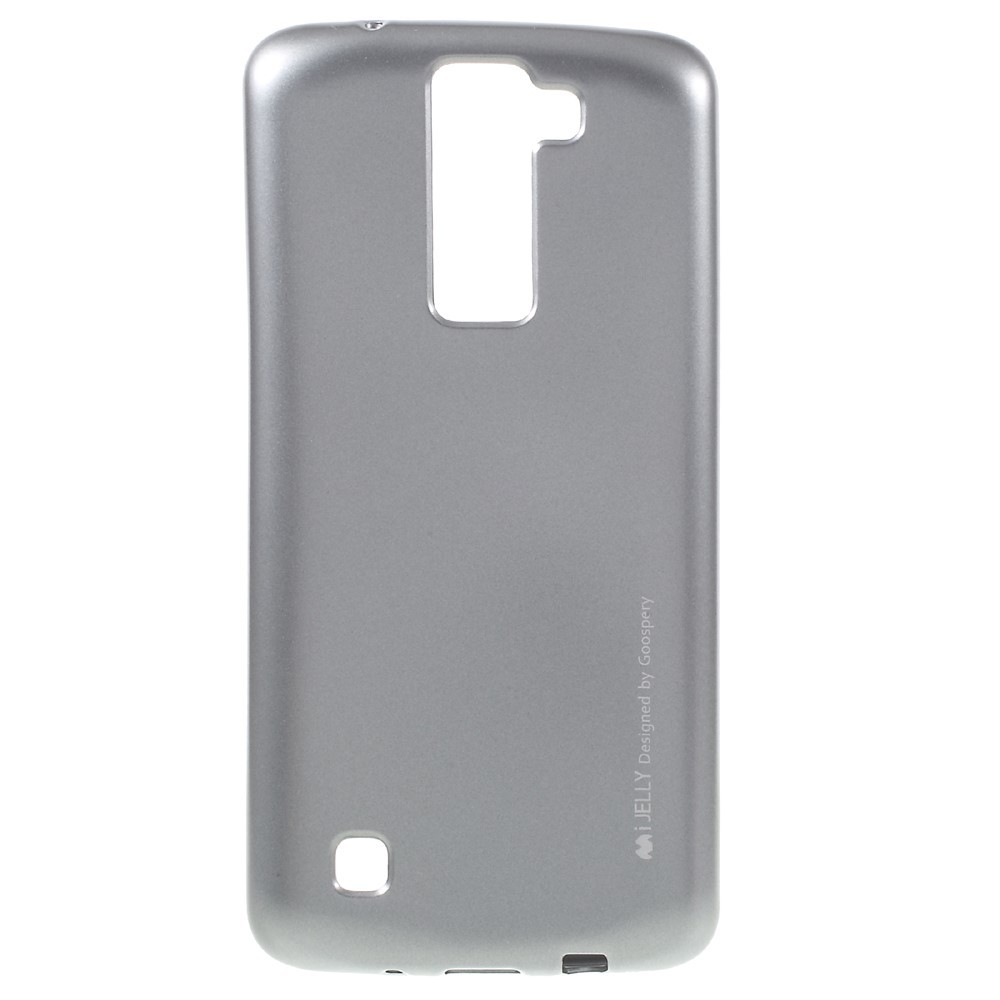 Kryt TPU gel Goospery iJelly Case LG K8 - stříbrné barvy