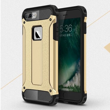 Robustní obal „Rock“ pro iPhone 7 - zlaté barvy Robustní obal „Rock“ pro iPhone 7 - zlaté barvy