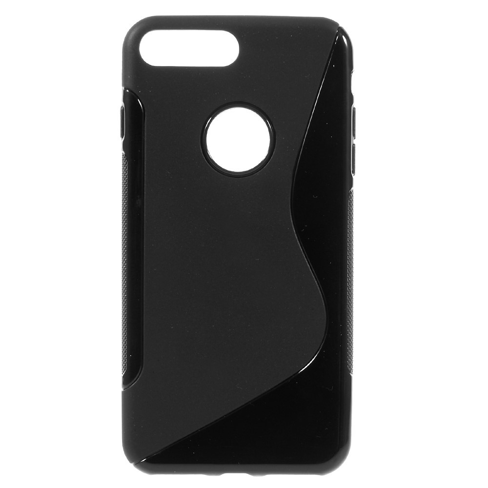 Kryt TPU gel "S-Line" pro iPhone 8 Plus / iPhone 7 Plus - černý