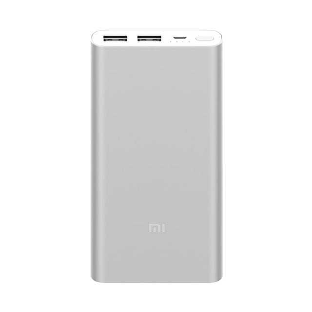 Power bank Xiaomi Mi 2 2017 Edition - 10 000 mAh - stříbrná