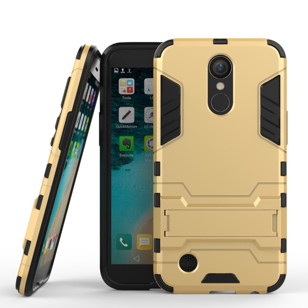Robustní obal „Impact X“ pro LG K10 2017 - zlaté barvy
