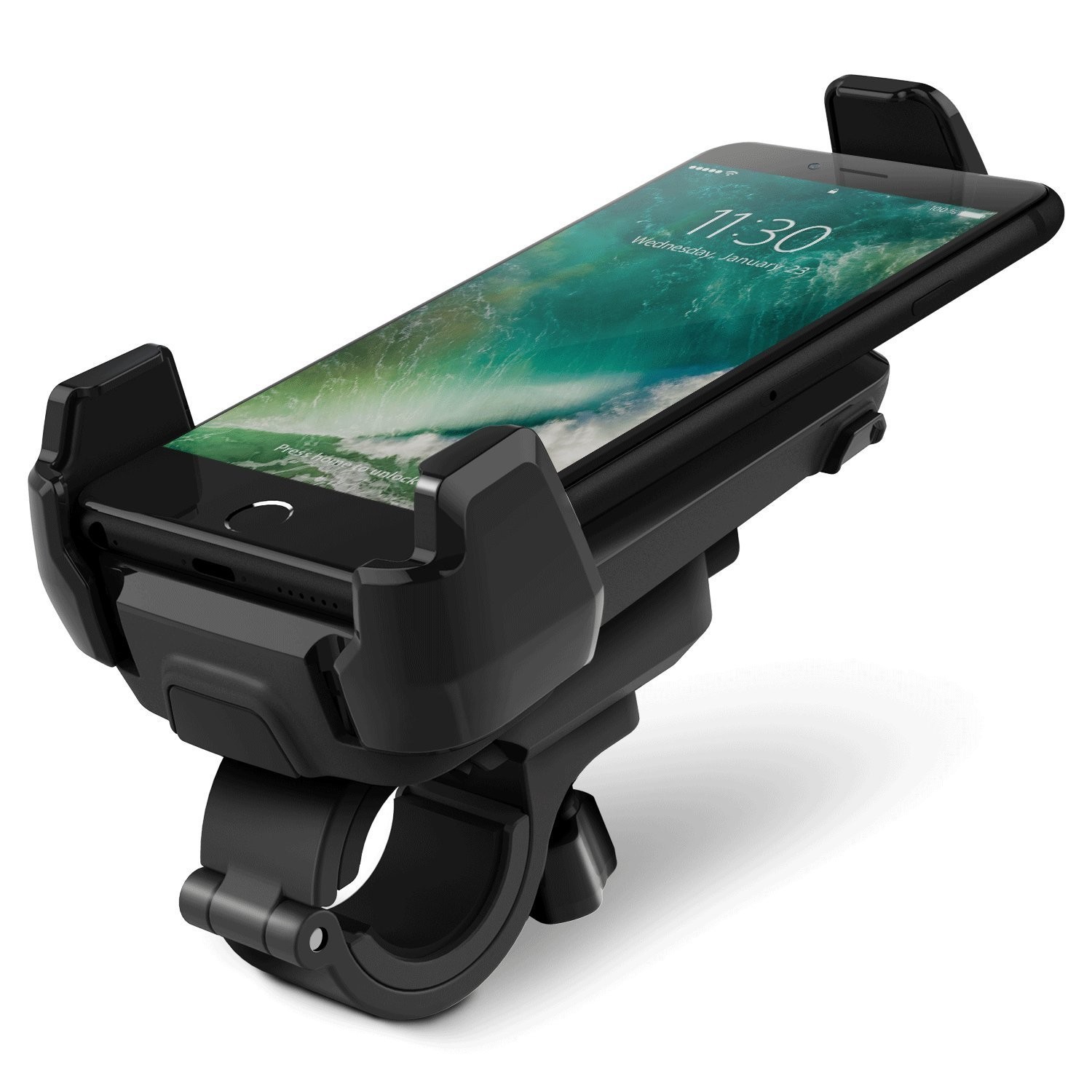 Prémiový univerzální držák pro kola a motorky iOttie „Active Edge“ pro mobilní zařízení - černý
