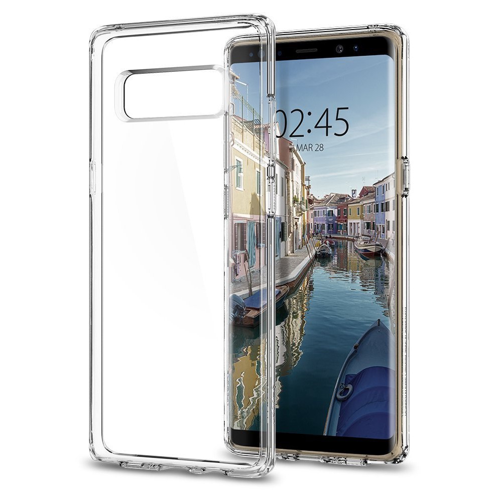 Obal Spigen „Ultra Hybrid“ pro Samsung Galaxy Note 8 - křišťálově jasný