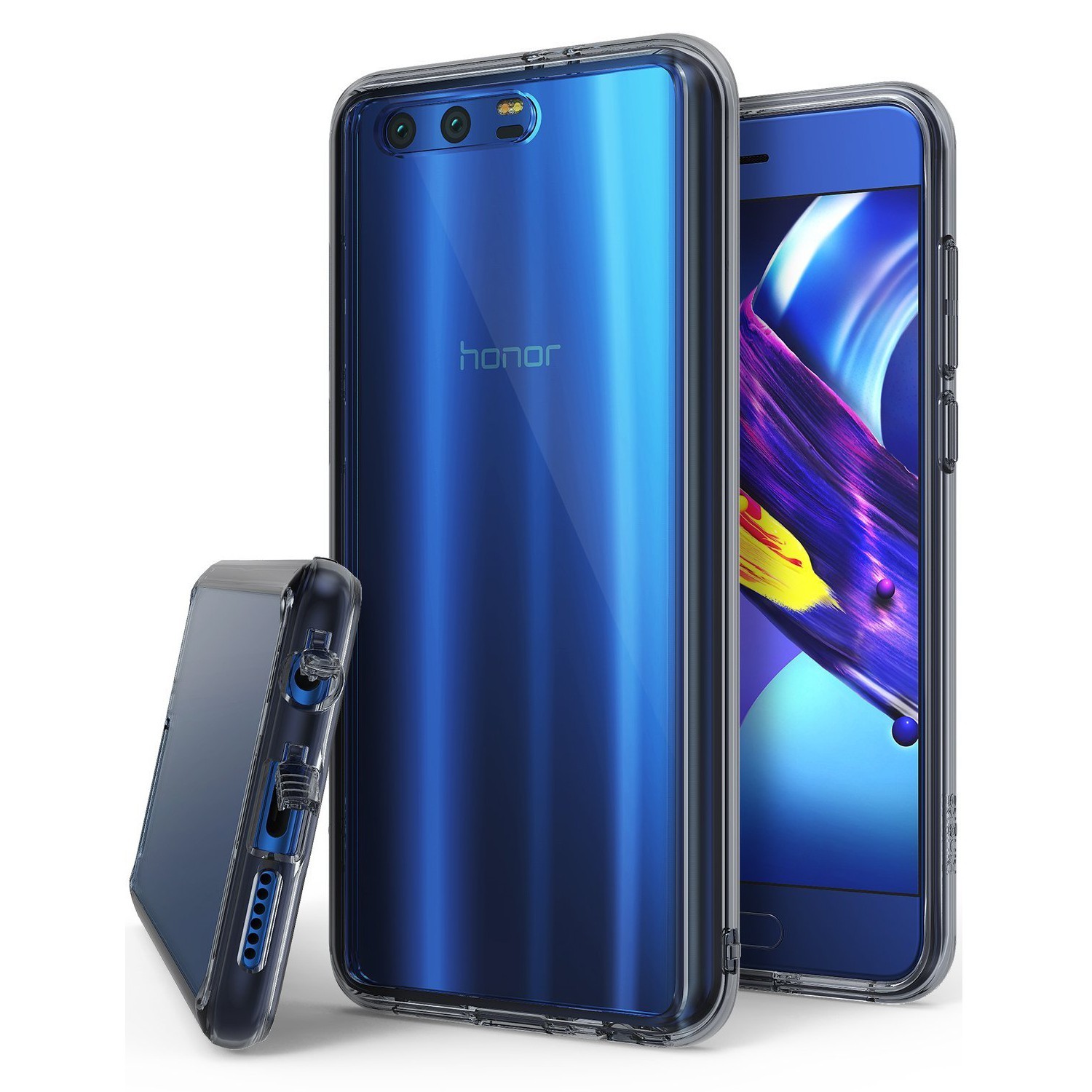 Obal Ringke „Fusion“ pro Huawei Honor 9 / Honor 9 Premium - kouřově černý
