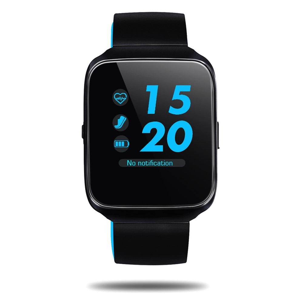 Prémium inteligentné Bluetooth hodinky "Z40" pre iOS a Android zariadenia – modrá
