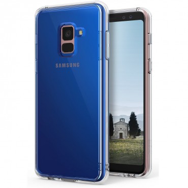 Obal Ringke „Fusion“ pro Samsung Galaxy A8 Plus 2018 - průhledný Obal Ringke „Fusion“ pro Samsung Galaxy A8 Plus 2018 - průhledný