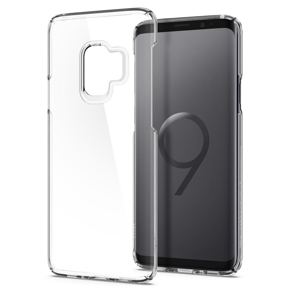 Kryt Spigen "Thin Fit“ pro Samsung Galaxy S9 - crystal clear