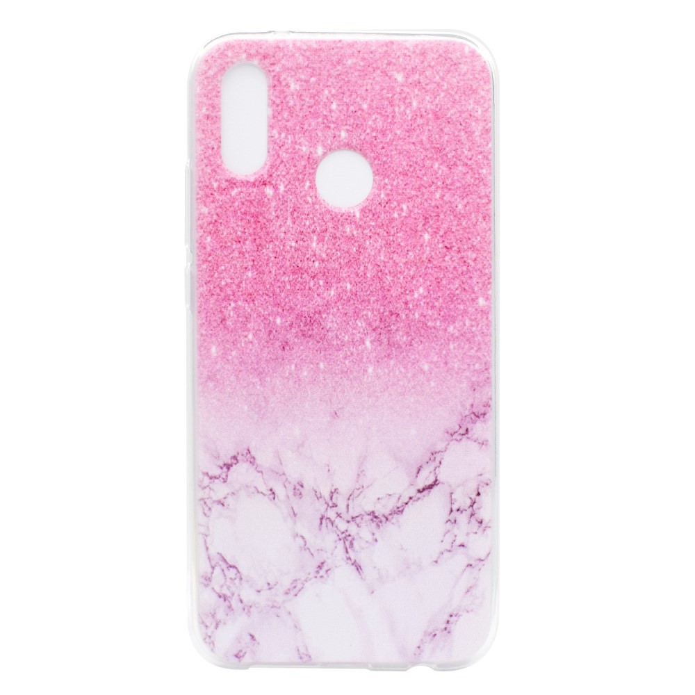 Módní obal „Marble“ pro Huawei P20 Lite - růžový
