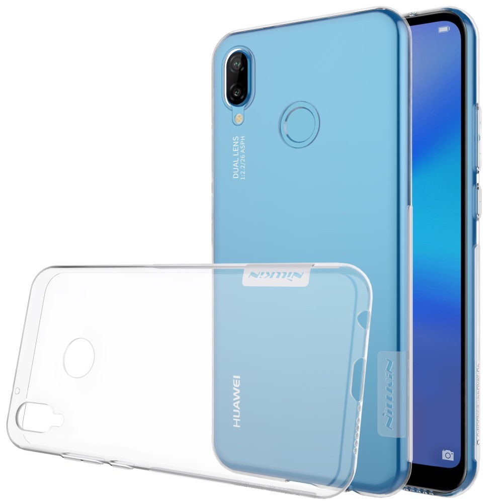 Prémiový tenký obal „Nature“ Huawei P20 Lite - průhledný