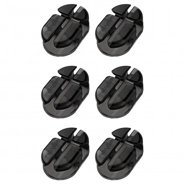 6-Pack organizér kabelů Ringke „Cable Clip Holder“ - černý