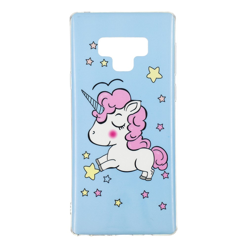 Kryt svítící ve tmě „Unicorn“ pro Samsung Galaxy Note 9