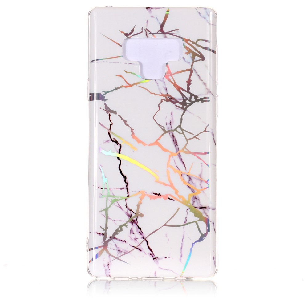 Módní kryt "Marble“ pro Samsung Galaxy Note 9 - bílý