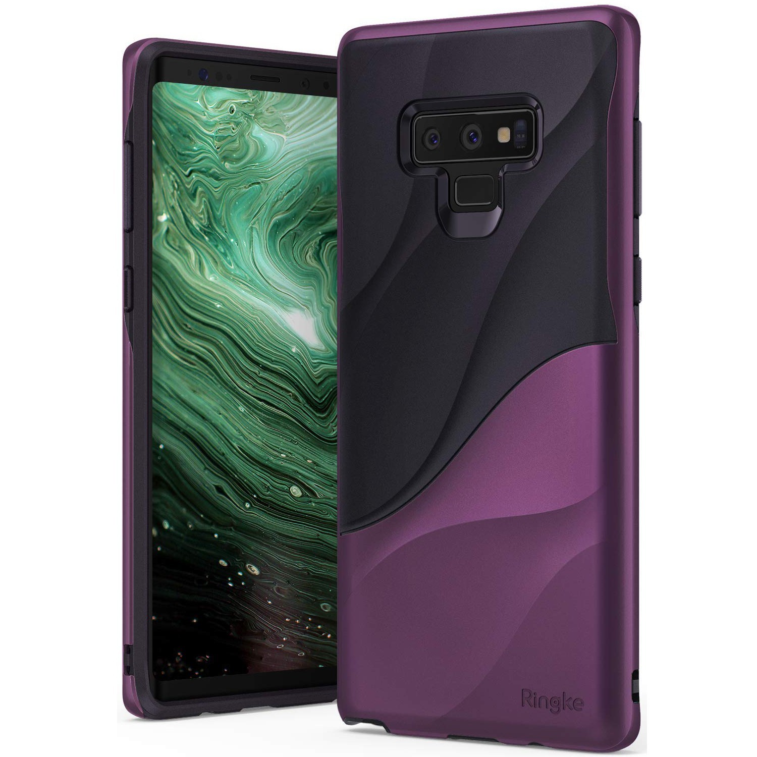 Kryt Ringke "Wave" pro Samsung Galaxy Note 9 - metallic purple
