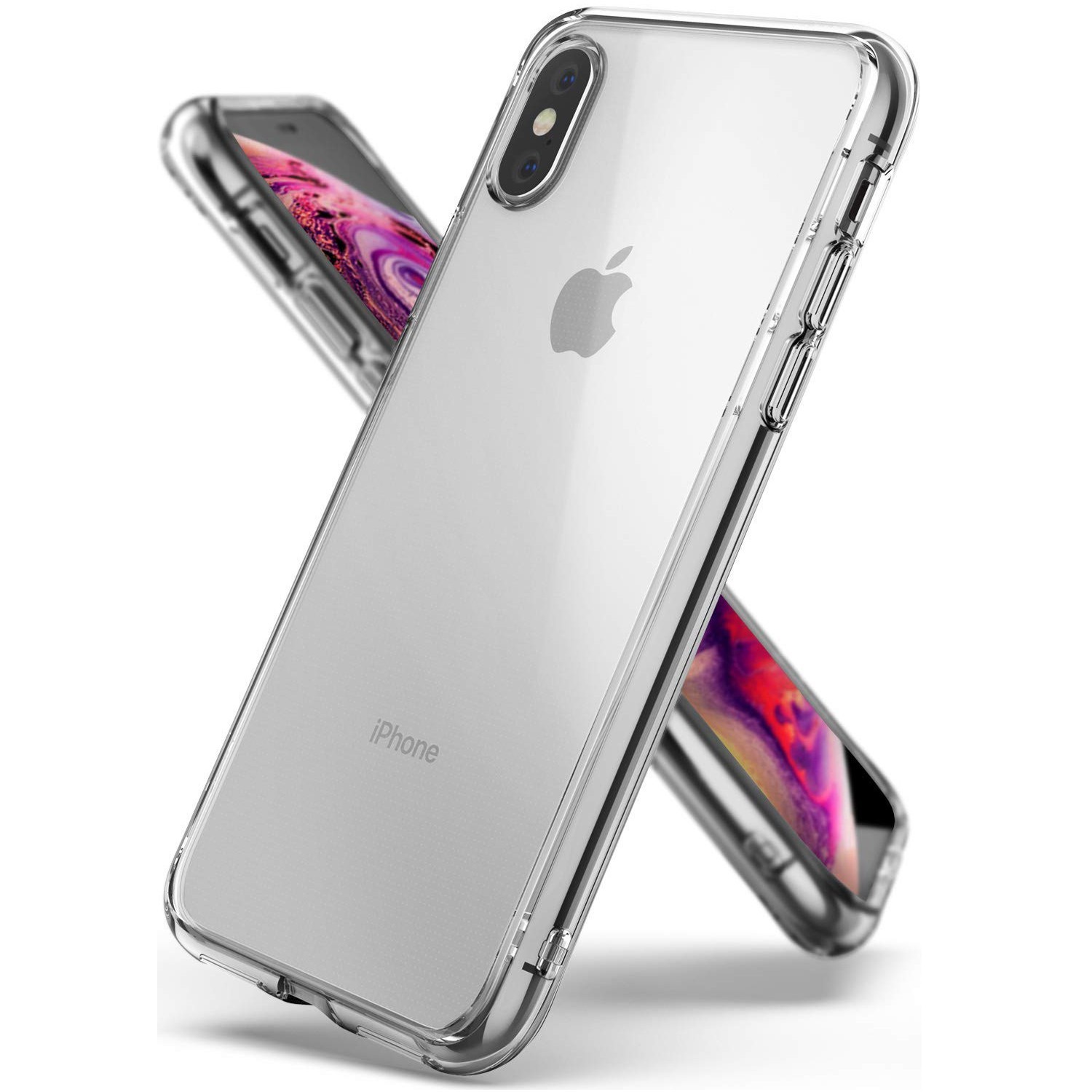 Obal Ringke „Fusion“ pro iPhone X / XS - průhledný