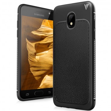TPU gelový obal „Gentry“ pro Samsung Galaxy J7 2018 - černý
