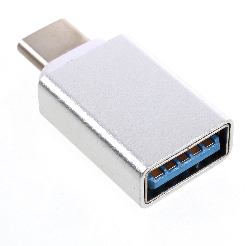 USB-C na USB 3.0 adaptér - stříbrný