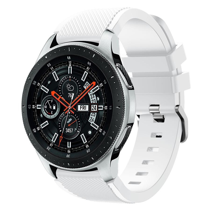 Silikonový pásek pro Samsung Galaxy Watch 46 mm - bílý