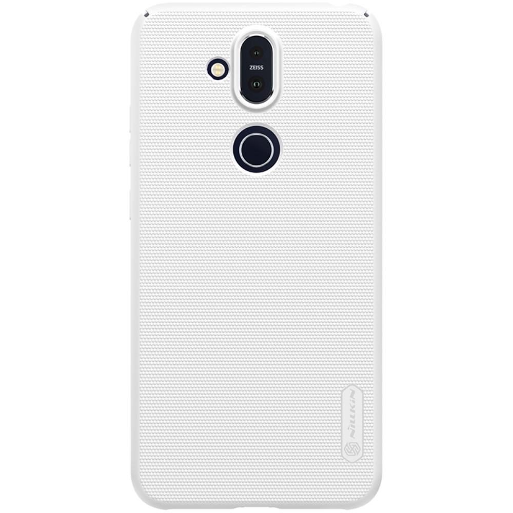 Prémiový obal „Super Frosted Shield“ pro Nokia 8.1 - bílý