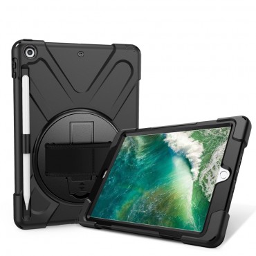 Hybridní gelový TPU obal „Endure“ pro iPad 9.7 2017 / 9.7 2018 - černý Hybridní gelový TPU obal „Endure“ pro iPad 9.7 2017 / 9.7 2018 - černý