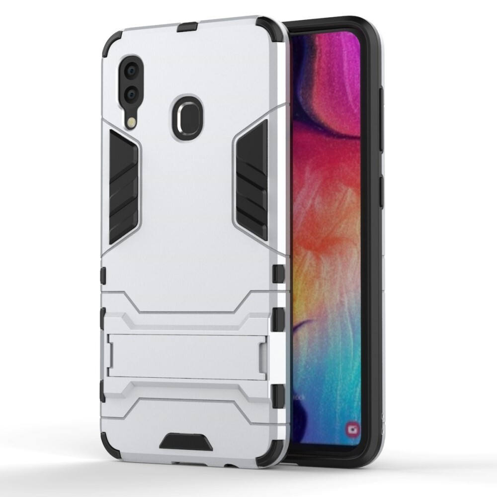 Robustní obal „Impact X“ pro Samsung Galaxy A30 - stříbrný