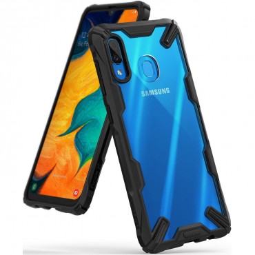 Obal Ringke „Fusion X“ pro Samsung Galaxy A30 - černý Obal Ringke „Fusion X“ pro Samsung Galaxy A30 - černý