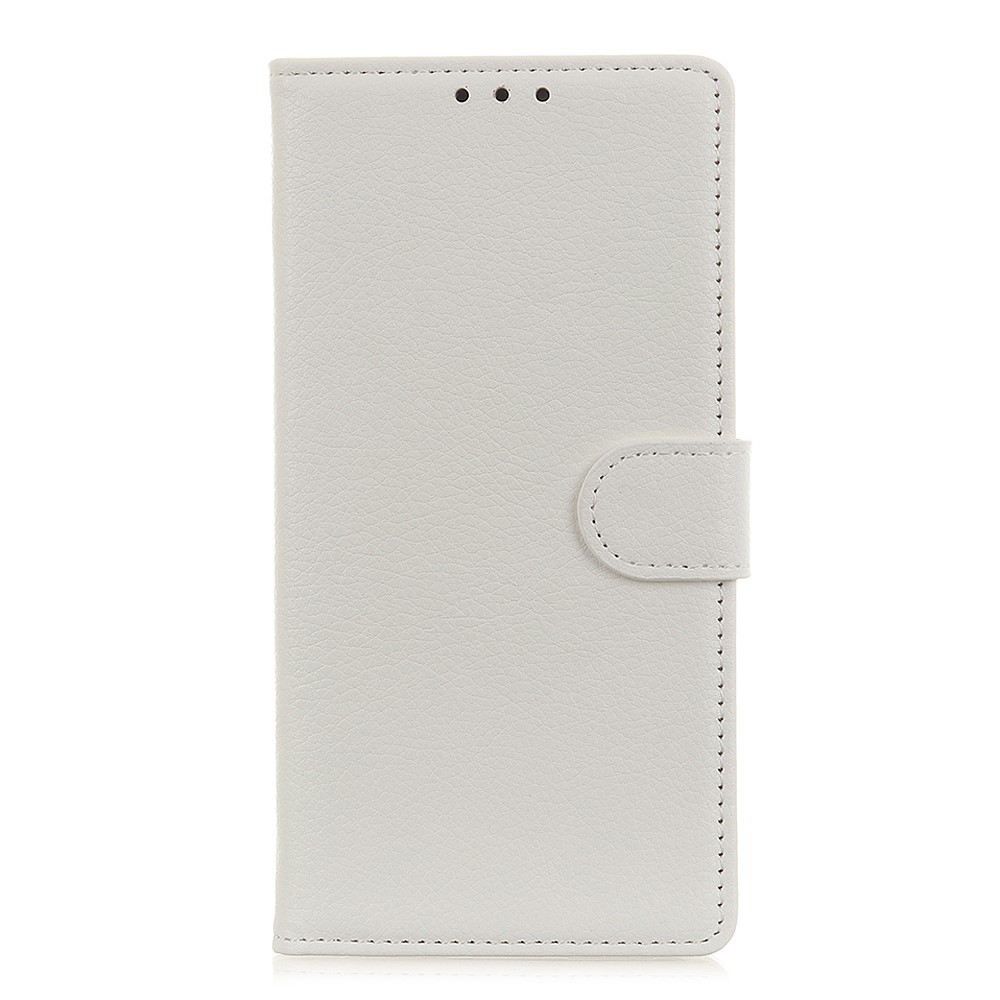 Elegantní kryt „Litchi“ pro OnePlus 7 - bílý