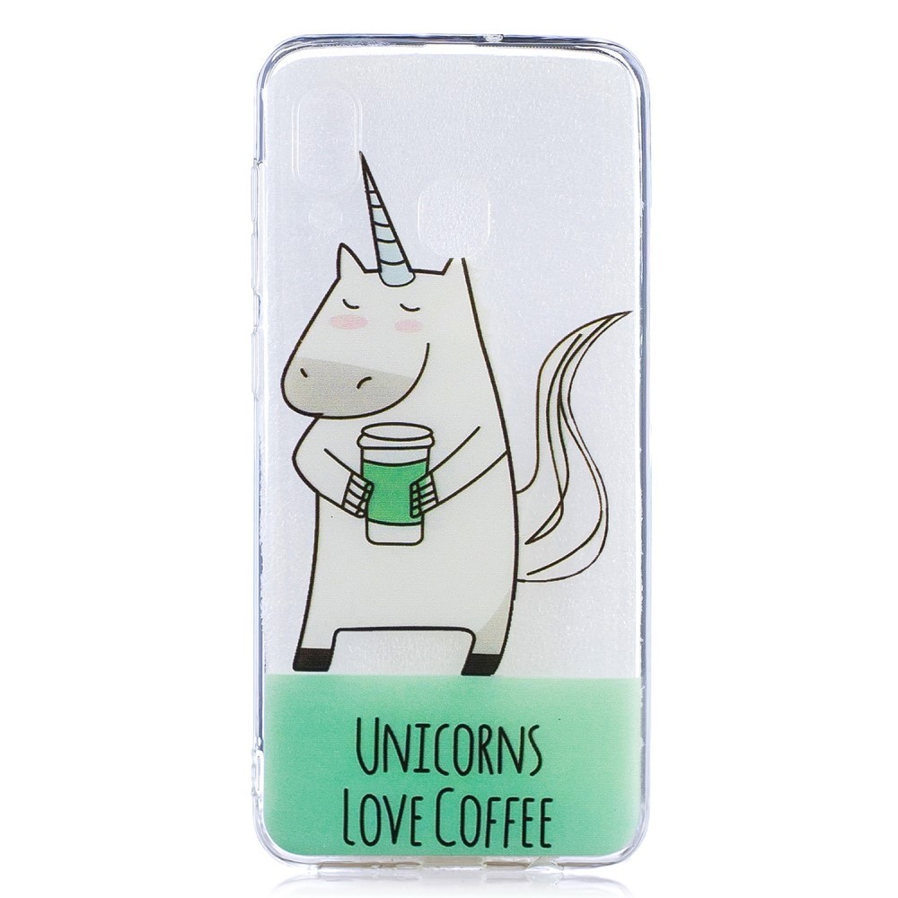 TPU gelový obal „CoffeeCorn“ pro Samsung Galaxy A30