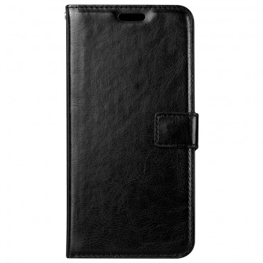 Elegantní kryt „Litchi“ pro Xiaomi Mi 9 - černý Elegantní kryt „Litchi“ pro Xiaomi Mi 9 - černý