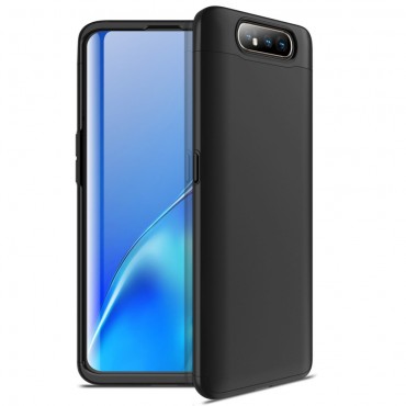 Elegantní celotělový kryt „Sleek“ pro Samsung Galaxy A80 - černý Elegantní celotělový kryt „Sleek“ pro Samsung Galaxy A80 - černý